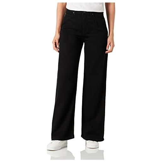 Lee stella a line, jeans donna, nero (clean black), 26w / 33l