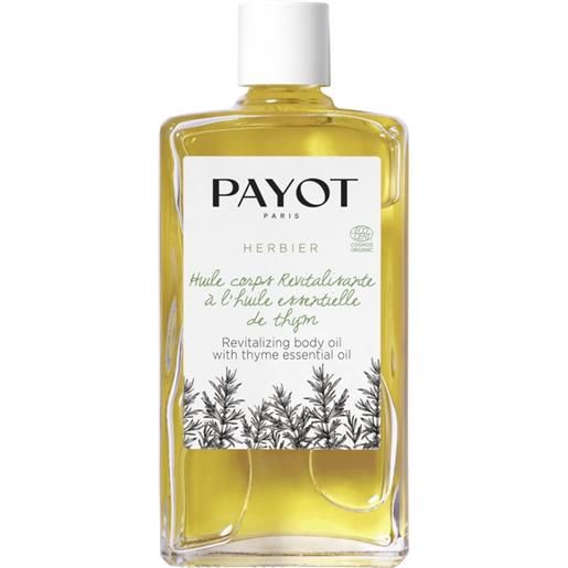 Payot olio rigenerante per il corpo herbier (revitalizing body oil) 95 ml