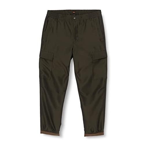 BOSS sisla-cargo-ds pantaloni_flat, dark green, 52 uomini