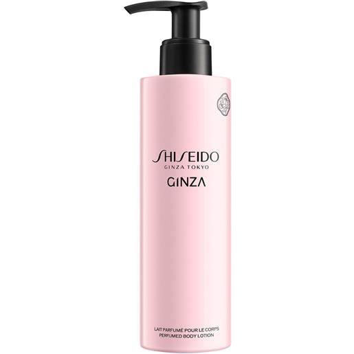 Shiseido ginza 200ml latte corpo, latte corpo