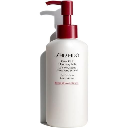 Shiseido extra rich cleansing milk 125ml latte detergente viso