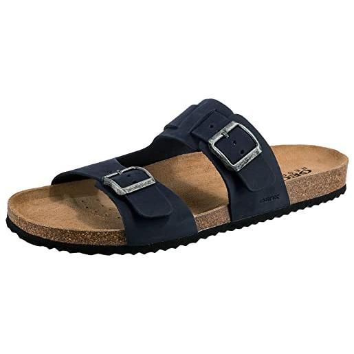 Geox u sandal ghita b, sandali uomo, marrone (dk coffee c6024), 45 eu