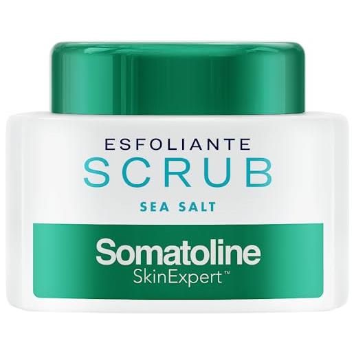 Somatoline SkinExpert, scrub sea salt, trattamento corpo esfoliante rigenerante, con sale integrale 350gr