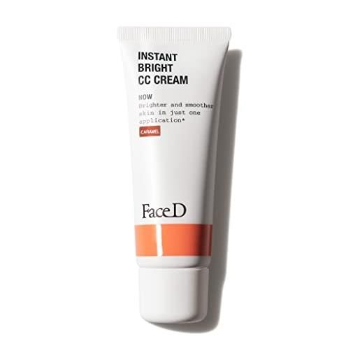FaceD face d - cc cream, crema corretrice del colore con acido ialuronico e spf 20, dark, 40 ml