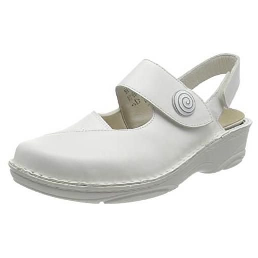 Berkemann helene, sandali a punta chiusa donna, bianco (weiß 130), 37 eu