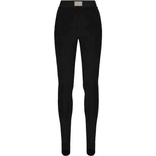 Dolce & Gabbana leggings con logo - nero