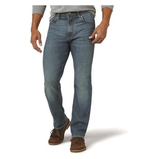 Lee performance series extreme motion regular fit jean jeans, gufo notturno, 34w x 30l uomo