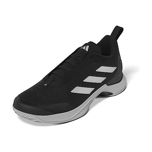 adidas avacourt mwn, shoes-low (non football) donna, core black/silver met. /grey two, 36 2/3 eu