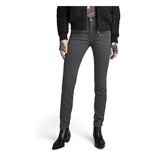 G-STAR RAW lhana skinny jeans donna , nero (pitch black d19079-b964-a810), 30w / 32l