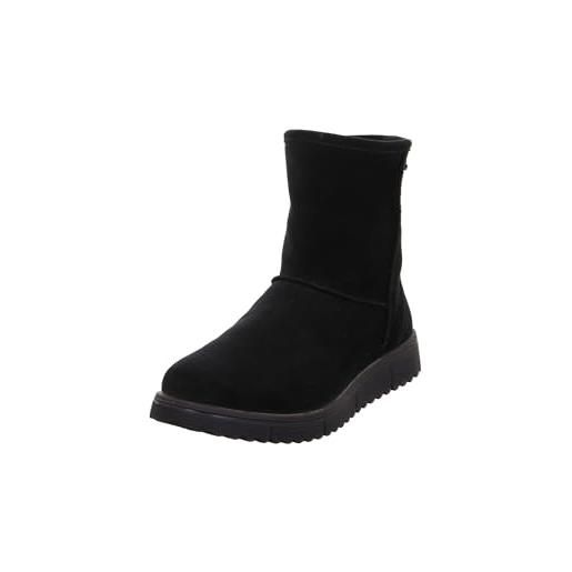 Legero campania imbottitura calda in gore-tex, stivali da neve donna, nero, 37 eu