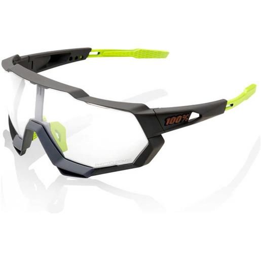 100percent speedtrap photochromic sunglasses nero clear-black photochromic/cat1-3