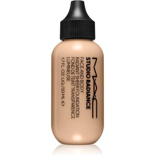 MAC Cosmetics studio radiance face and body radiant sheer foundation 50 ml