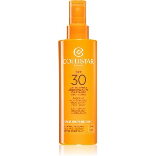 Collistar smart sun protection tanning moisturizing milk spray spf 30 200 ml