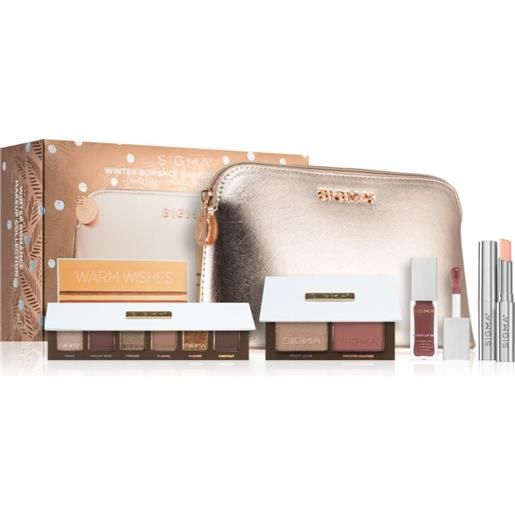 Sigma Beauty winter romance makeup collection