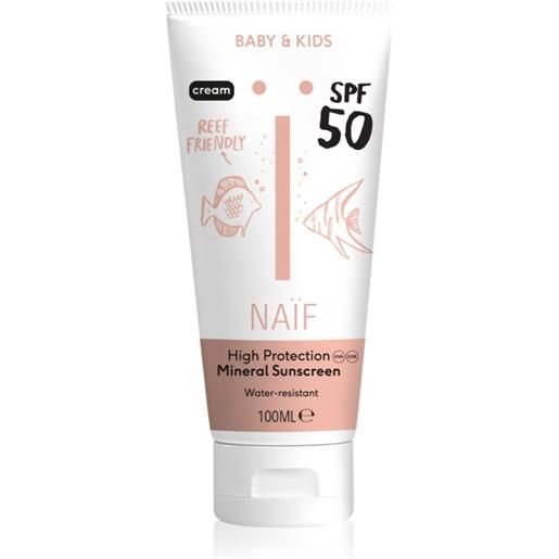Naif baby & kids sun cream spf 50 100 ml