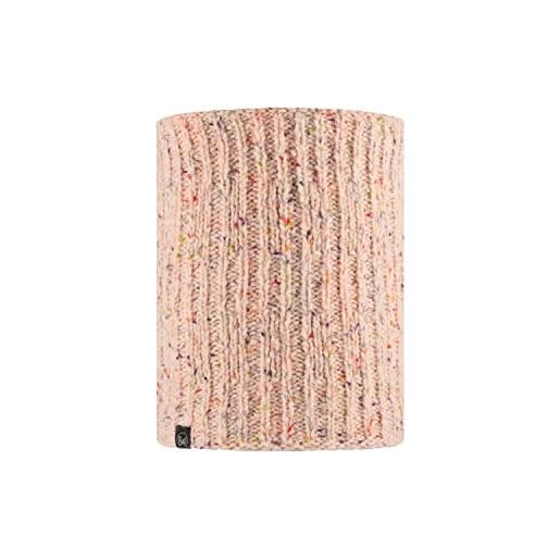 Buff scaldacollo in tricot e pile kim pale pink women taglia unica