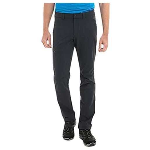 Schöffel koper1, pantaloni da uomo robusti con 4 vie, elasticizzati e impermeabili, da escursionismo, nero, 48