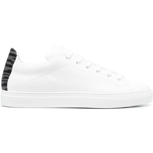 Missoni sneakers con tallone a contrasto - bianco