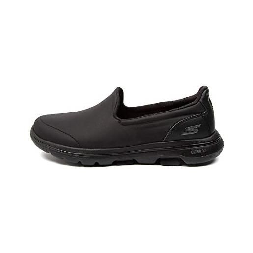 Skechers go walk 5 - polished, scarpe da ginnastica donna, nero, 35 eu