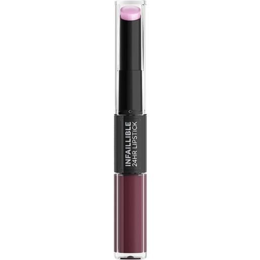 L'Oréal infaillible lipstick 2 step 24h 215 - wine o lock