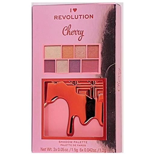 Makeup Revolution i heart revolution chocolate mini eyeshadow palette (8) ciliegia 2,7 g
