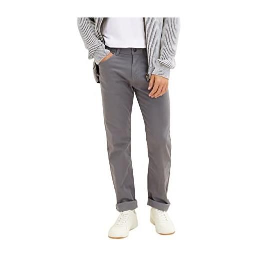 TOM TAILOR pantaloni termici, uomo, grigio (quiet mid grey 15180), 34w / 30l