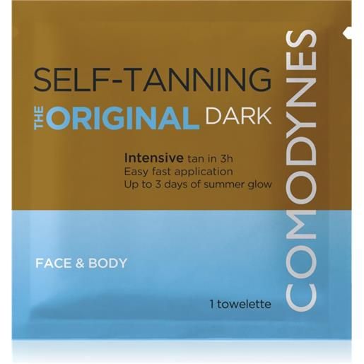 Comodynes self-tanning towelette 8 pz