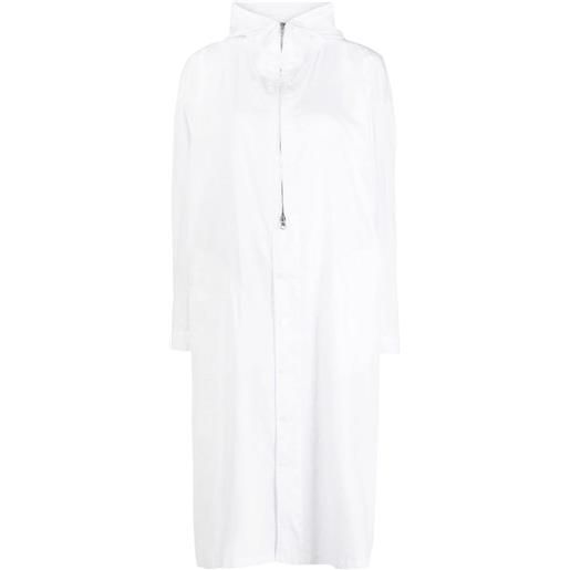 Y's cappotto oversize con stampa - bianco