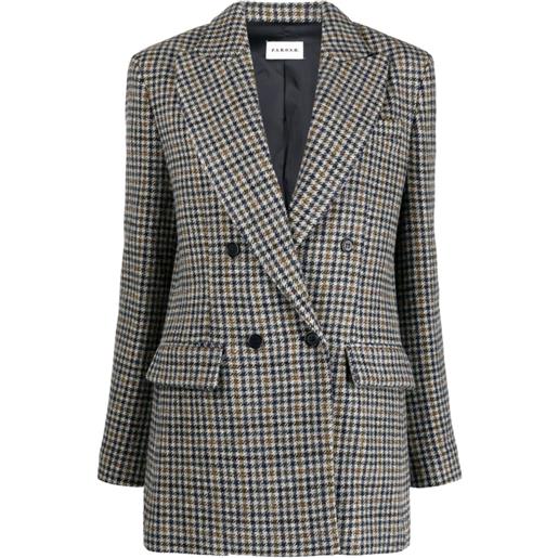 P.A.R.O.S.H. blazer a quadri - blu