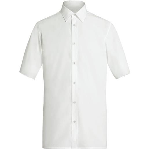 Maison Margiela camicia a maniche corte - bianco