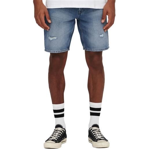 ONLY & SONS shorts denim loose fit