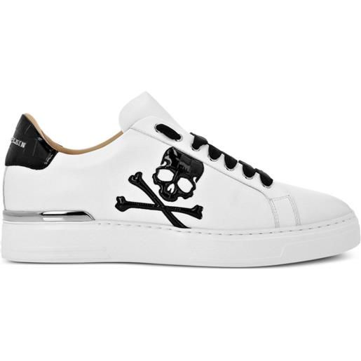Philipp Plein sneakers skull&bones - bianco
