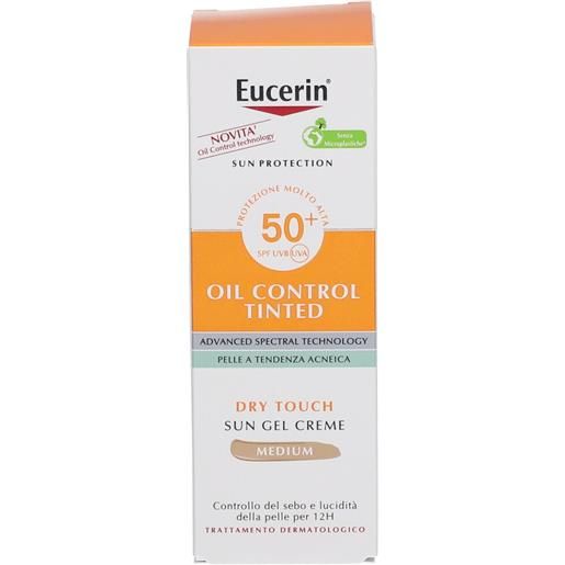 Eucerin sun oil control sun gel creme dry touch medium spf50+ 50ml
