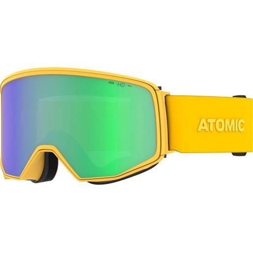 Atomic four q hd ski goggles giallo green/cat2-3