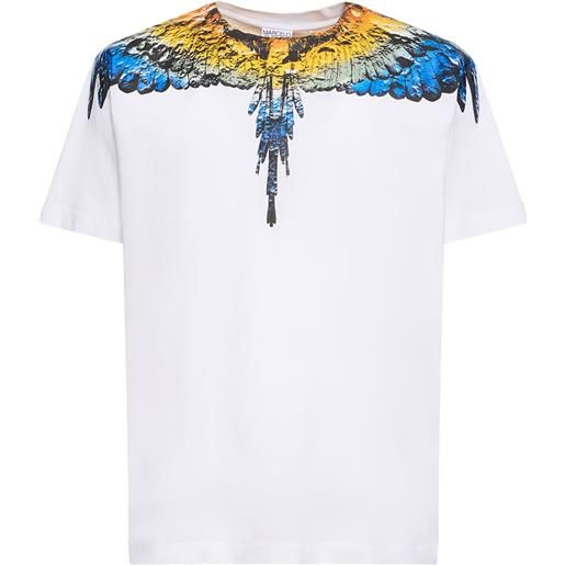 MARCELO BURLON COUNTY OF MILAN t-shirt lunar wings in jersey di cotone