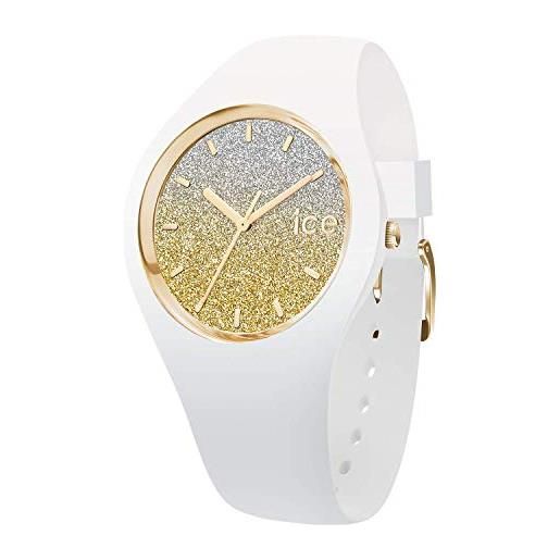 Ice-watch - ice lo white gold - orologio bianco da donna con cinturino in silicone - 013428 (small)