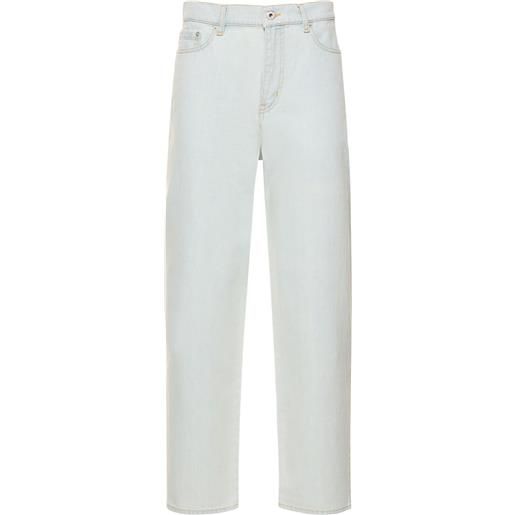 KENZO PARIS jeans in denim di cotone stone bleached