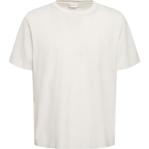 SAINT LAURENT t-shirt in cotone