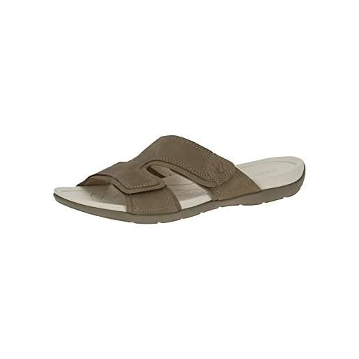 CAPRICE 9-9-27107-20, ciabatte piatte donna, herb nubuc, 38 eu