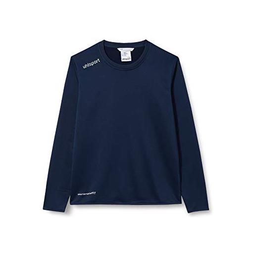 uhlsport essential training top, maglietta da allenamento uomo, blu marino/bianco, 5xl