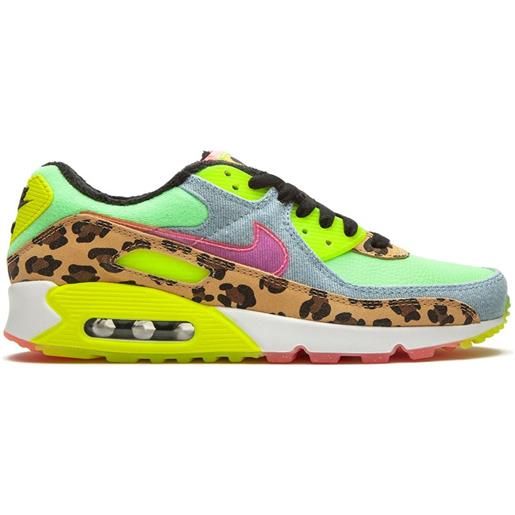 Nike "sneakers air max 90 lx ""denim leopard print""" - verde