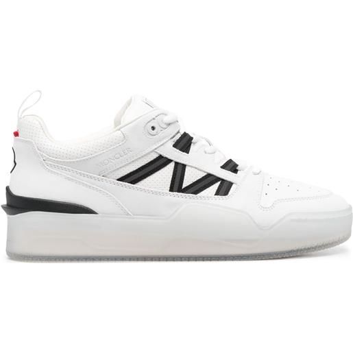 Moncler sneakers con applicazione - bianco
