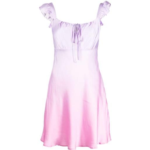 Olivia Rubin abito anya corto con effetto sfumato - rosa