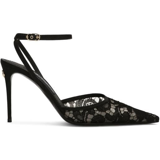 Dolce & Gabbana pumps con logo - nero