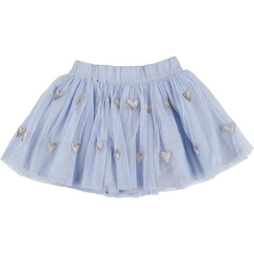 STELLA MCCARTNEY KIDS gonna in tulle riciclato con patch