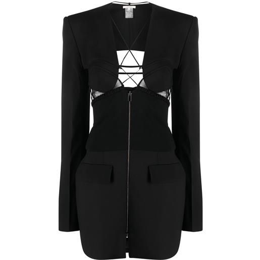 Nensi Dojaka abito hybrid jacket corto - nero