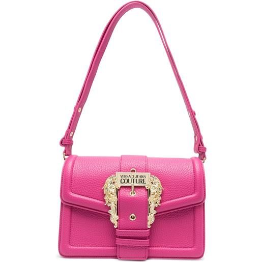 Versace Jeans Couture borsa a tracolla con fibbia barocca - rosa