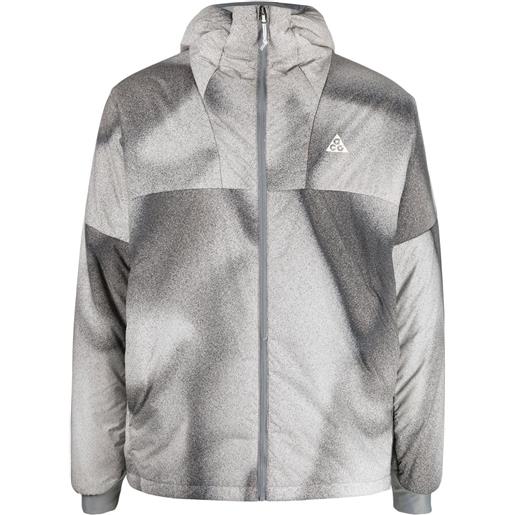 Nike giacca con fantasia tie dye - grigio