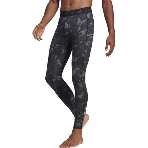 ADIDAS tf allover print tight leggings uomo