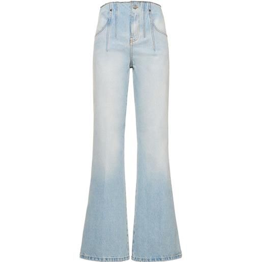 VICTORIA BECKHAM jeans vita alta in cotone